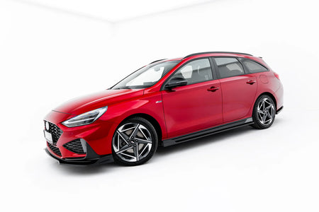Side Skirts Diffusers V.2 suitable for Hyundai I30 N-Line Wagon Mk3 Facelift