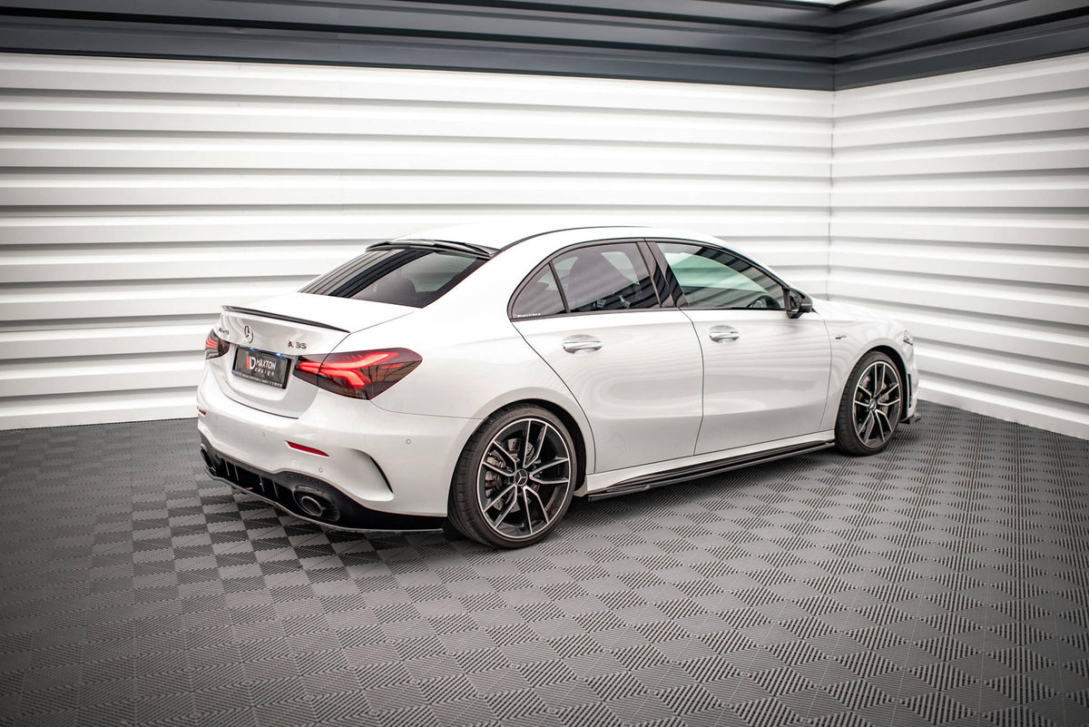 Side Skirts Diffusers V.2  suitable for Mercedes A35 AMG / AMG-Line W177