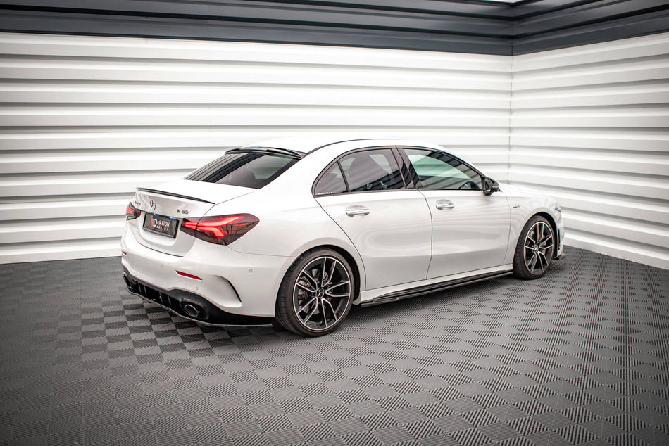 Side Skirts Diffusers V.2  suitable for Mercedes A35 AMG / AMG-Line W177