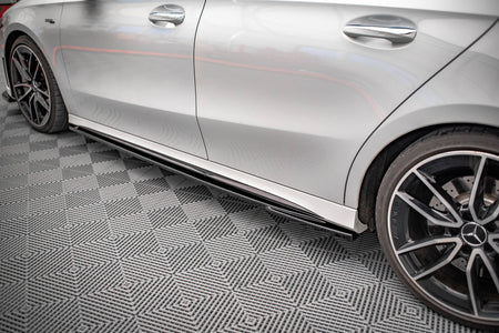 Side Skirts Diffusers V.2  suitable for Mercedes A35 AMG / AMG-Line W177