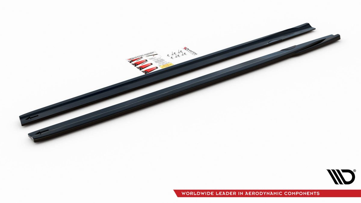 Side Skirts Diffusers V.2  suitable for Mercedes A35 AMG / AMG-Line W177