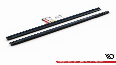 Side Skirts Diffusers V.2  suitable for Mercedes A35 AMG / AMG-Line W177
