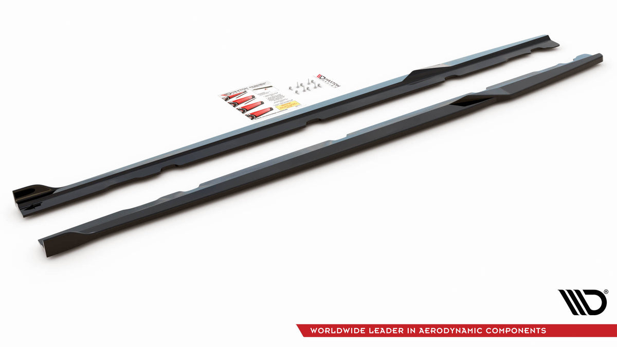 Side Skirts Diffusers V.2 suitable for Mercedes-AMG C 63AMG Coupe C205 Facelift