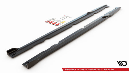 Side Skirts Diffusers V.2 suitable for Mercedes-AMG C 63AMG Coupe C205 Facelift