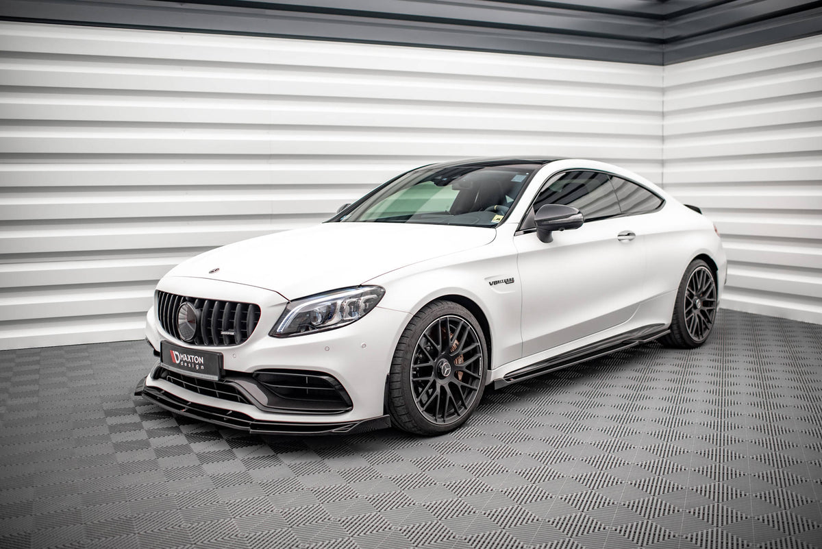 Side Skirts Diffusers V.2 suitable for Mercedes-AMG C 63AMG Coupe C205 Facelift