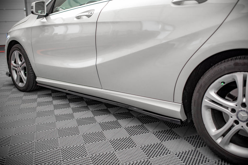 Side Skirts Diffusers V.2 suitable for Mercedes-Benz A W176