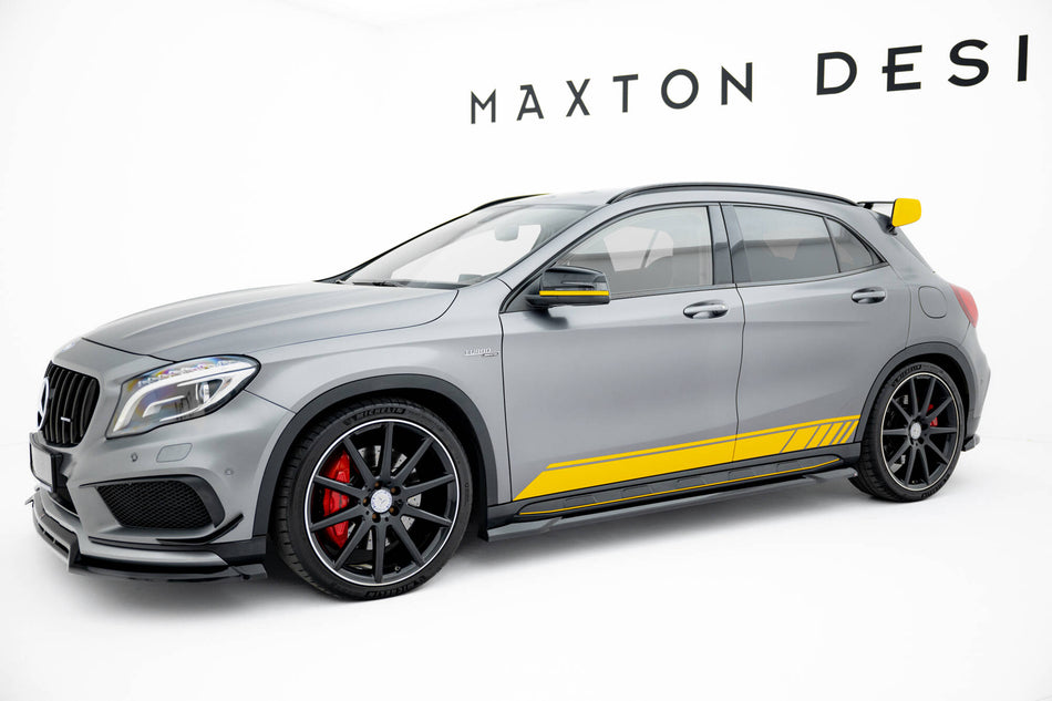 Side Skirts Diffusers V.2 suitable for Mercedes-Benz GLA 45 AMG X156