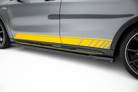 Side Skirts Diffusers V.2 suitable for Mercedes-Benz GLA 45 AMG X156