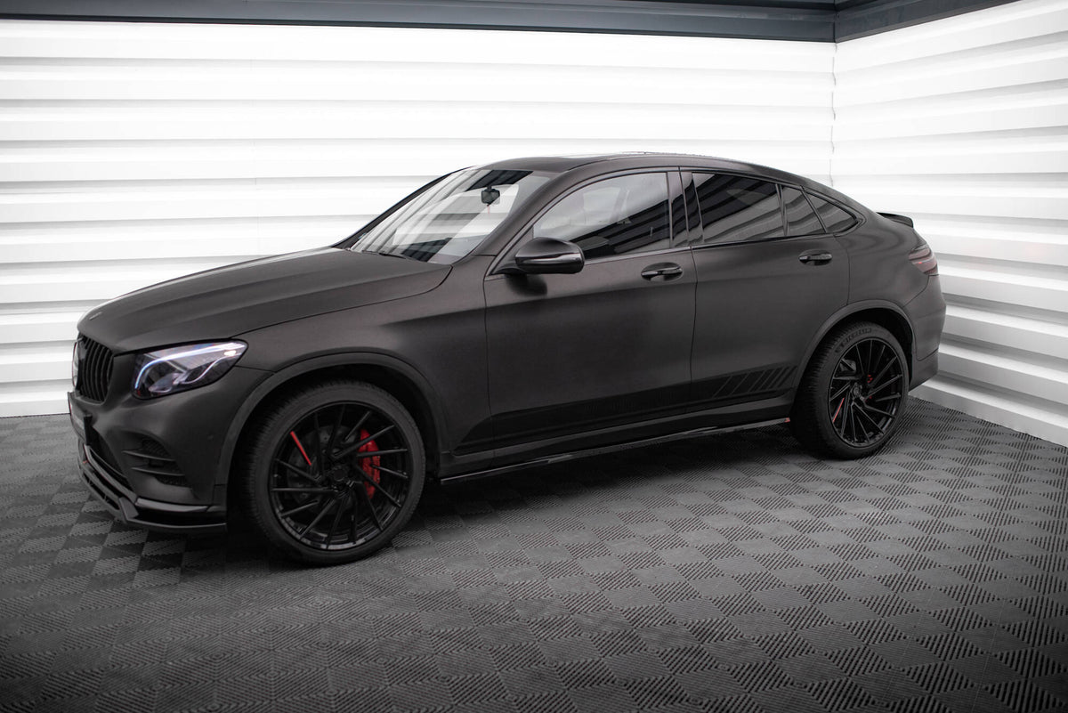 Side Skirts Diffusers V.2 suitable for Mercedes-Benz GLC Coupe AMG-Line C253
