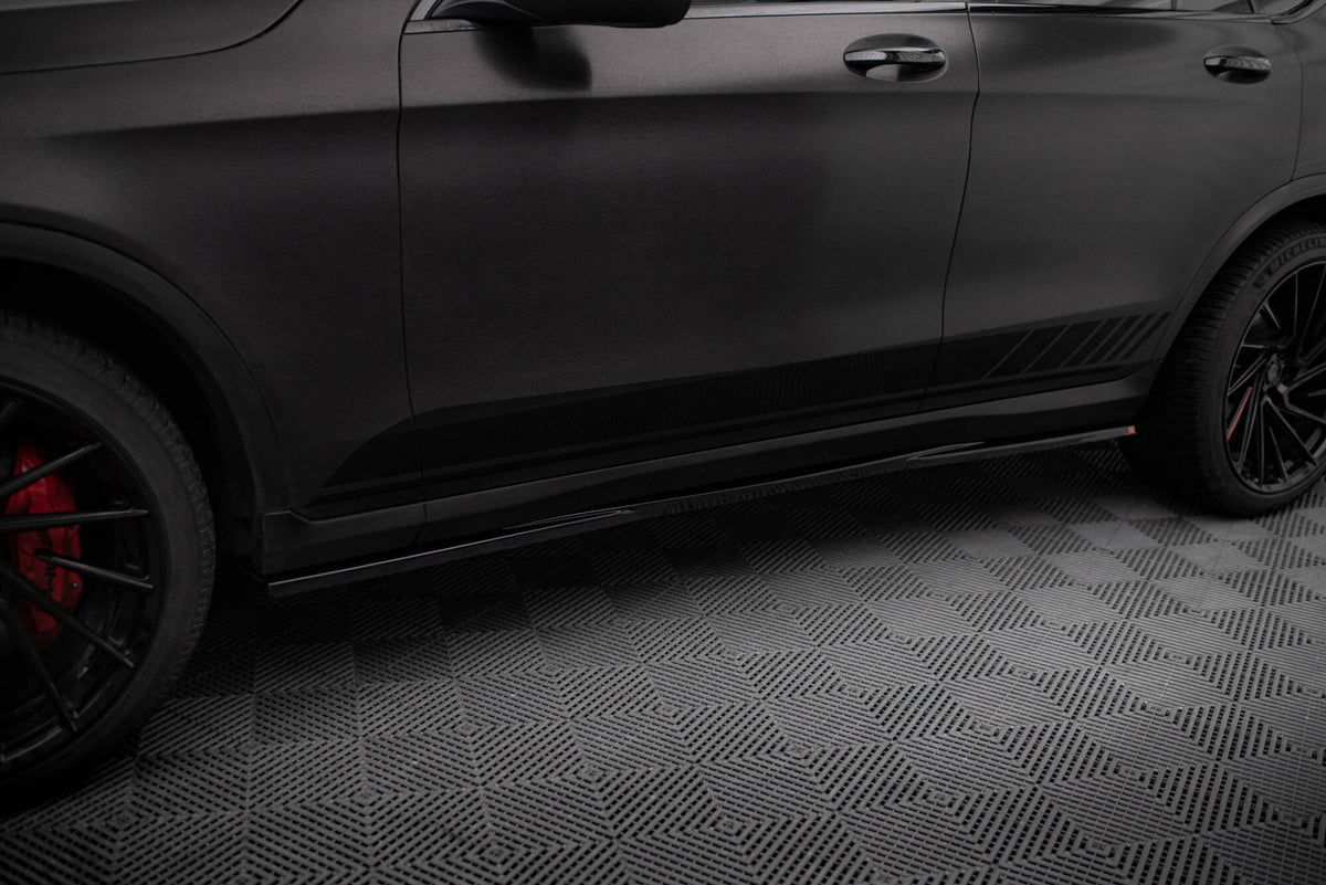 Side Skirts Diffusers V.2 suitable for Mercedes-Benz GLC Coupe AMG-Line C253