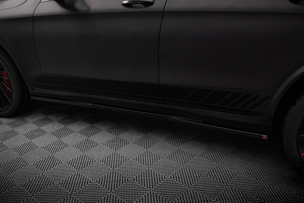 Side Skirts Diffusers V.2 suitable for Mercedes-Benz GLC Coupe AMG-Line C253
