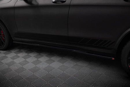 Side Skirts Diffusers V.2 suitable for Mercedes-Benz GLC Coupe AMG-Line C253