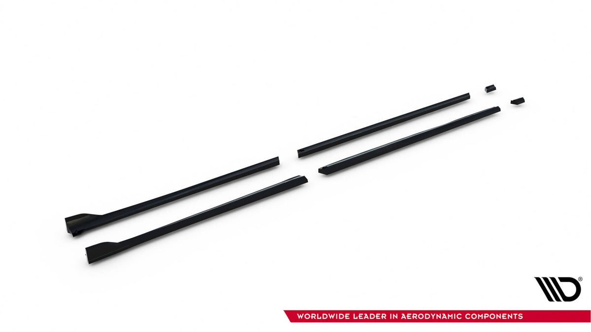 Side Skirts Diffusers V.2 suitable for Mercedes-Benz V-Class Extra Long AMG-Line W447