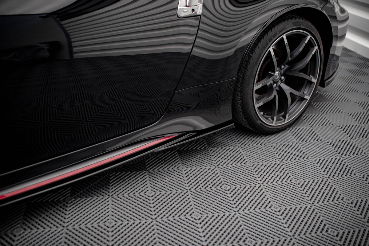 Side Skirts Diffusers V.2 suitable for Nissan 370Z Nismo Facelift