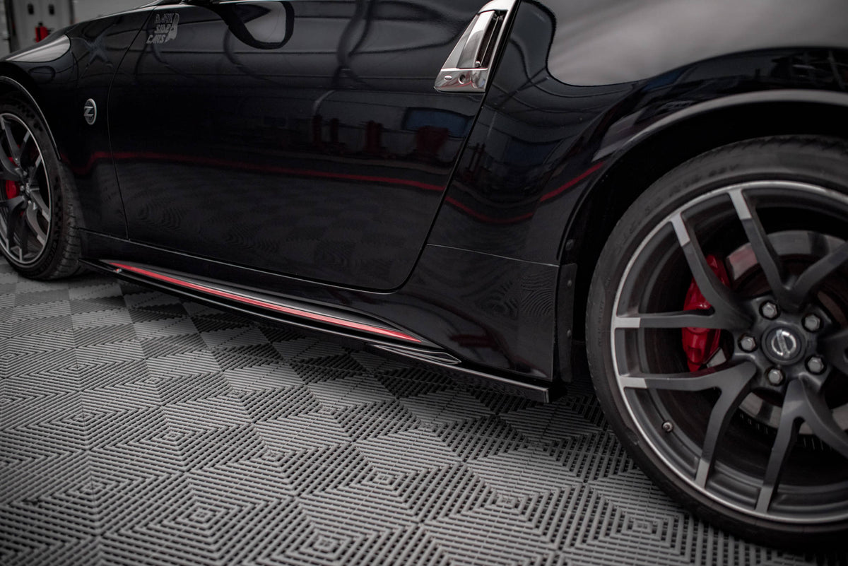 Side Skirts Diffusers V.2 suitable for Nissan 370Z Nismo Facelift