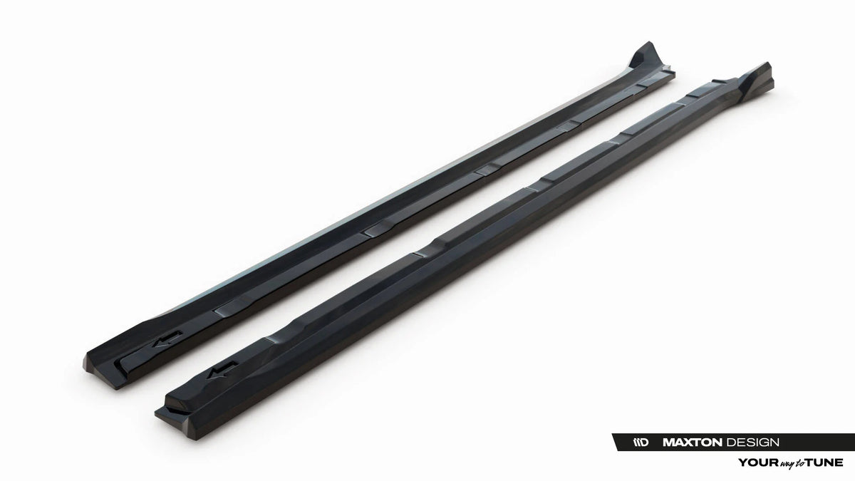 Side Skirts Diffusers V.2 suitable for Porsche Cayenne SUV / Coupe Mk3 Facelift