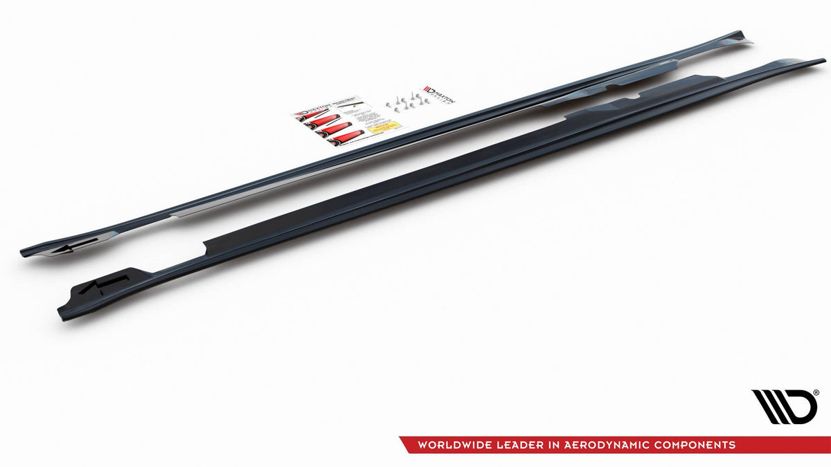 Side Skirts Diffusers V.2 suitable for Porsche Panamera Turbo 970 Facelift