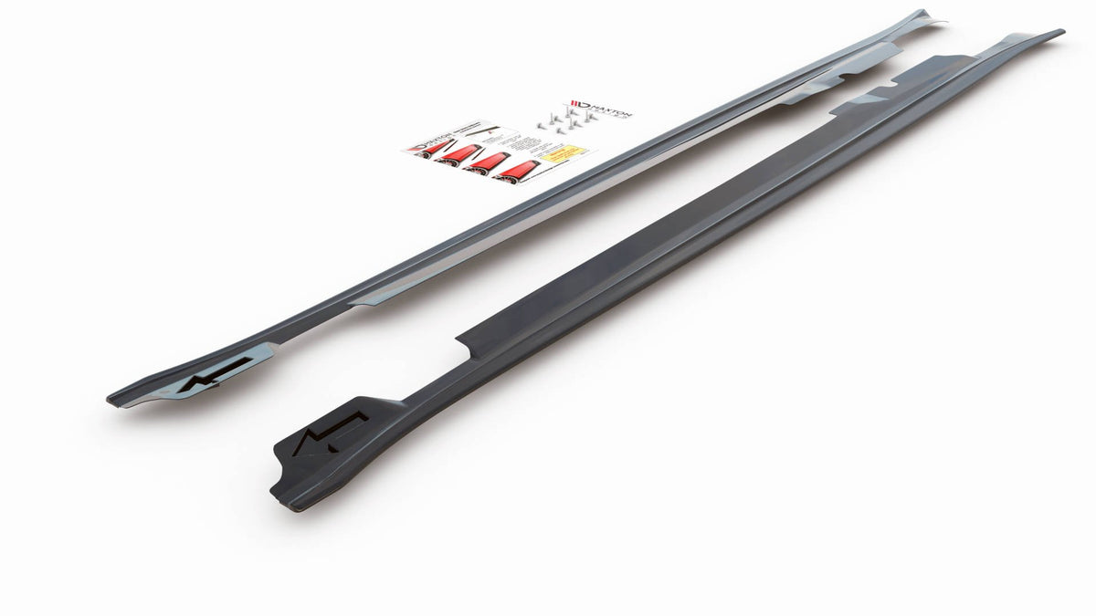 Side Skirts Diffusers V.2 suitable for Porsche Panamera Turbo 970 Facelift