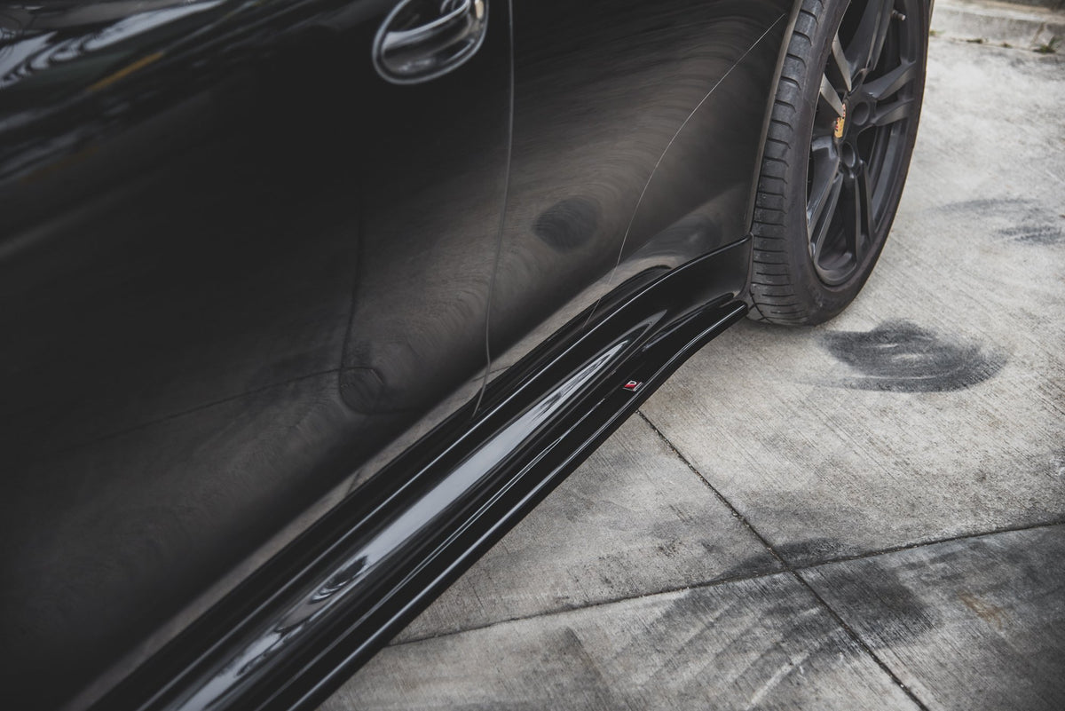 Side Skirts Diffusers V.2 suitable for Porsche Panamera Turbo 970 Facelift