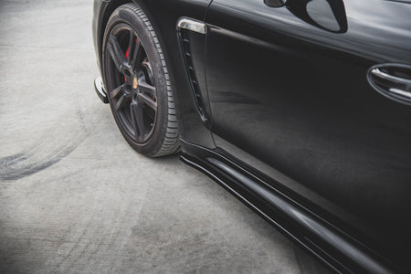 Side Skirts Diffusers V.2 suitable for Porsche Panamera Turbo 970 Facelift