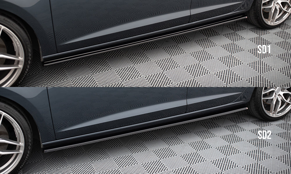 Side Skirts Diffusers V.2 suitable for Seat Leon Mk3 Cupra/ FR Facelift