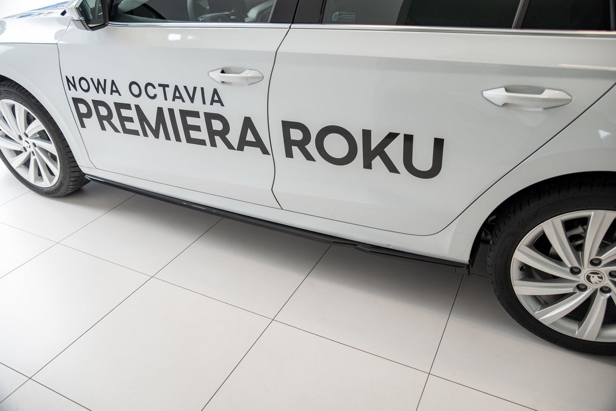Side Skirts Diffusers V.2 suitable for Skoda Octavia Mk4