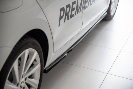 Side Skirts Diffusers V.2 suitable for Skoda Octavia Mk4