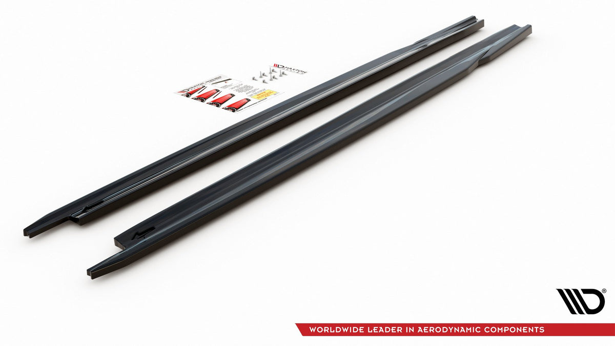 Side Skirts Diffusers V.2 suitable for Skoda Octavia Mk4