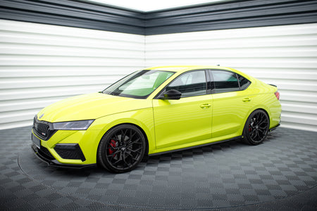 Side Skirts Diffusers V.2 suitable for Skoda Octavia RS Liftback / Combi Mk4