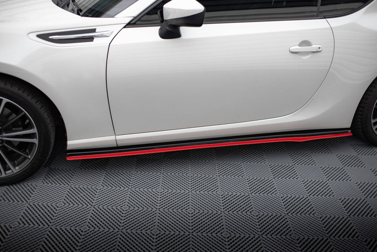 Side Skirts Diffusers V.2 suitable for Subaru BRZ Mk1 / Mk1 Facelift / Toyota GT86 Facelift