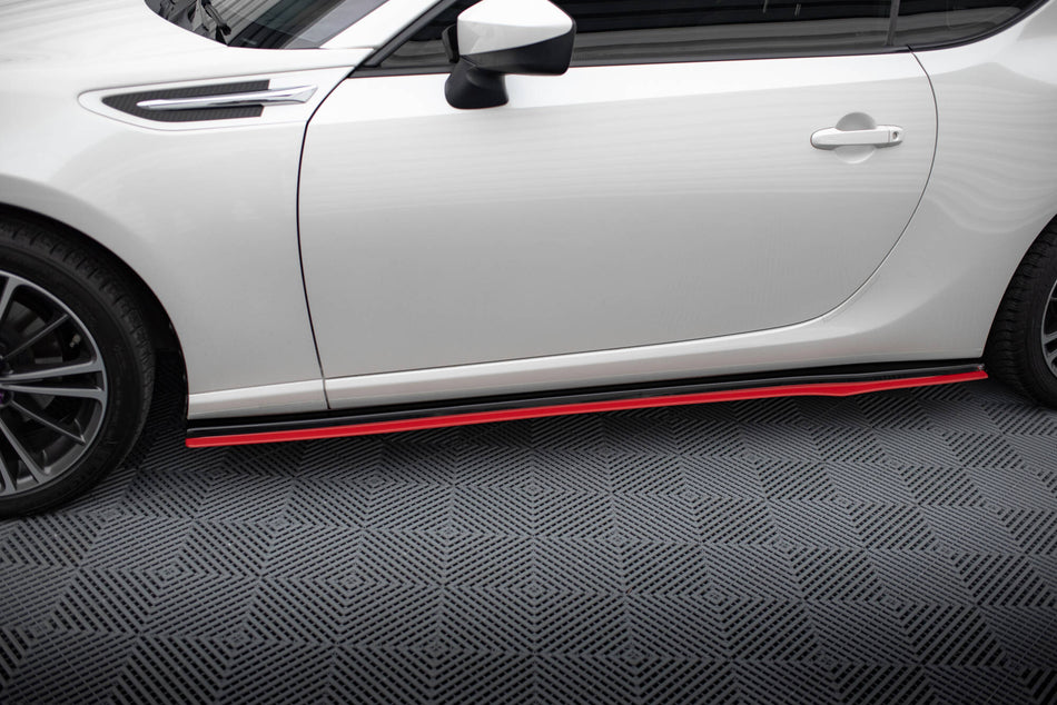 Side Skirts Diffusers V.2 suitable for Subaru BRZ Mk1 / Mk1 Facelift / Toyota GT86 Facelift