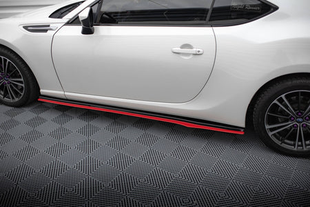 Side Skirts Diffusers V.2 suitable for Subaru BRZ Mk1 / Mk1 Facelift / Toyota GT86 Facelift