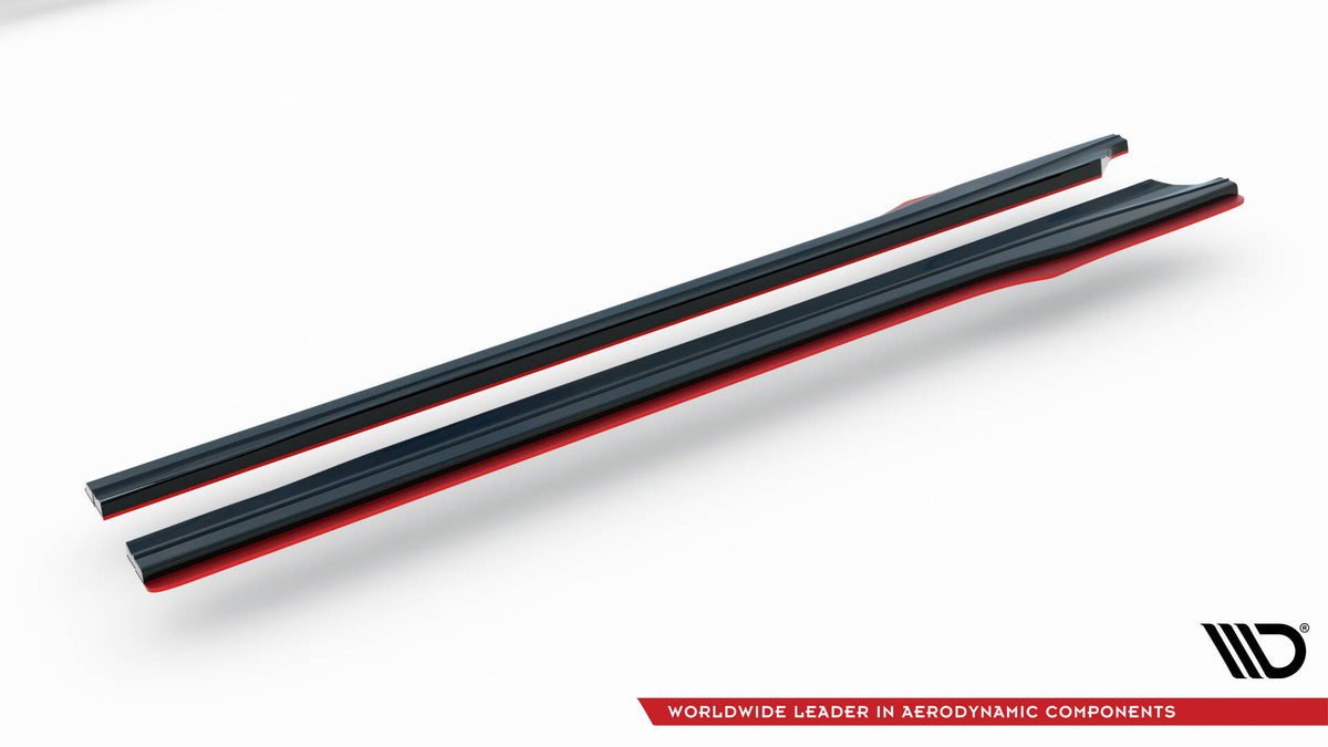 Side Skirts Diffusers V.2 suitable for Subaru BRZ Mk1 / Mk1 Facelift / Toyota GT86 Facelift