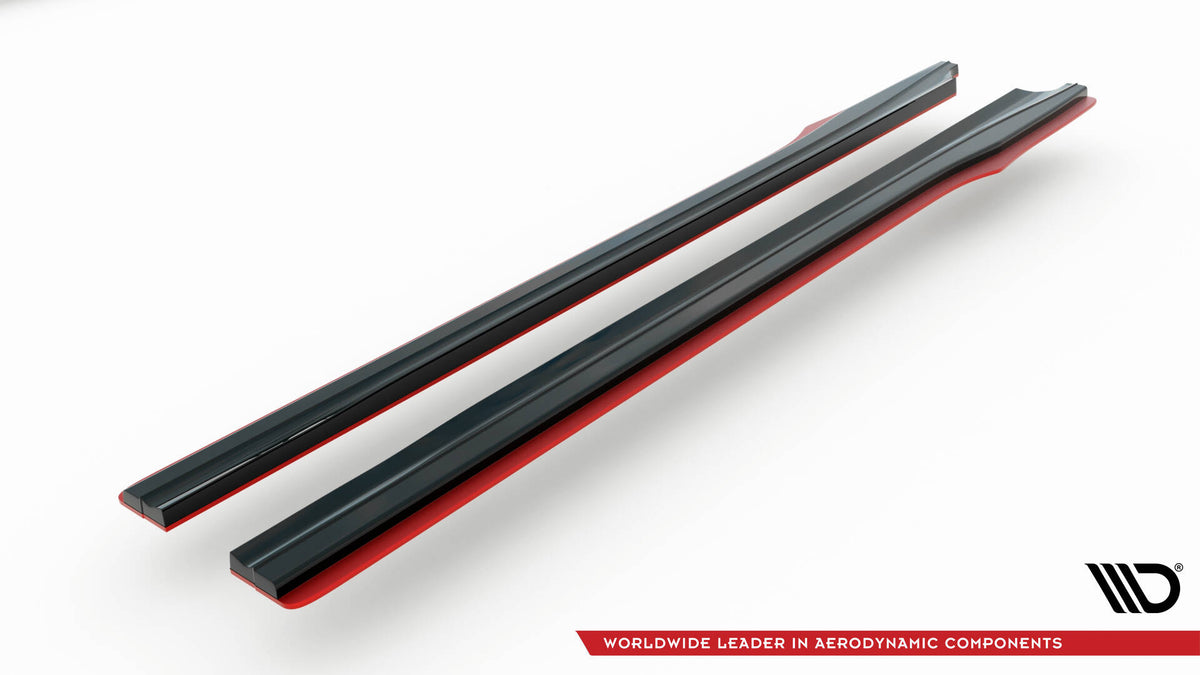 Side Skirts Diffusers V.2 suitable for Subaru BRZ Mk1 / Mk1 Facelift / Toyota GT86 Facelift