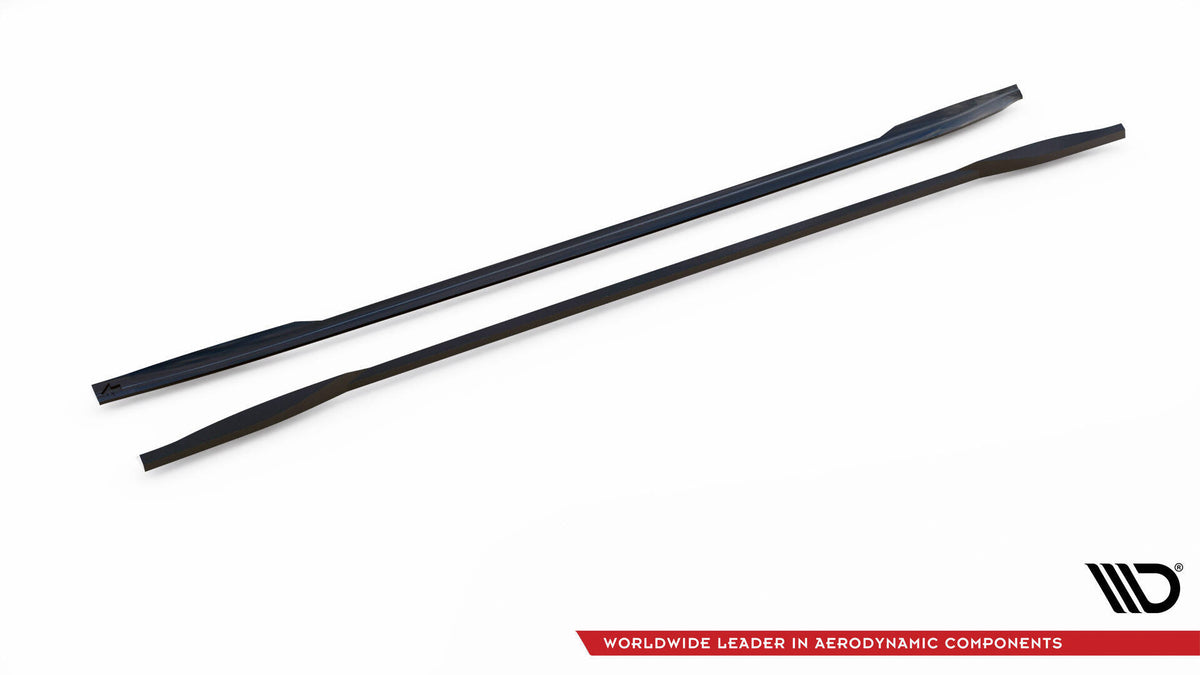 Side Skirts Diffusers V.2 suitable for Tesla Model 3 Performance Mk1 Facelift