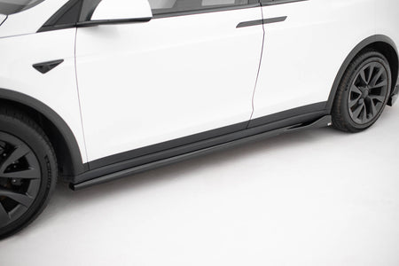 Side Skirts Diffusers V.2 suitable for Tesla Model X Mk1 Facelift