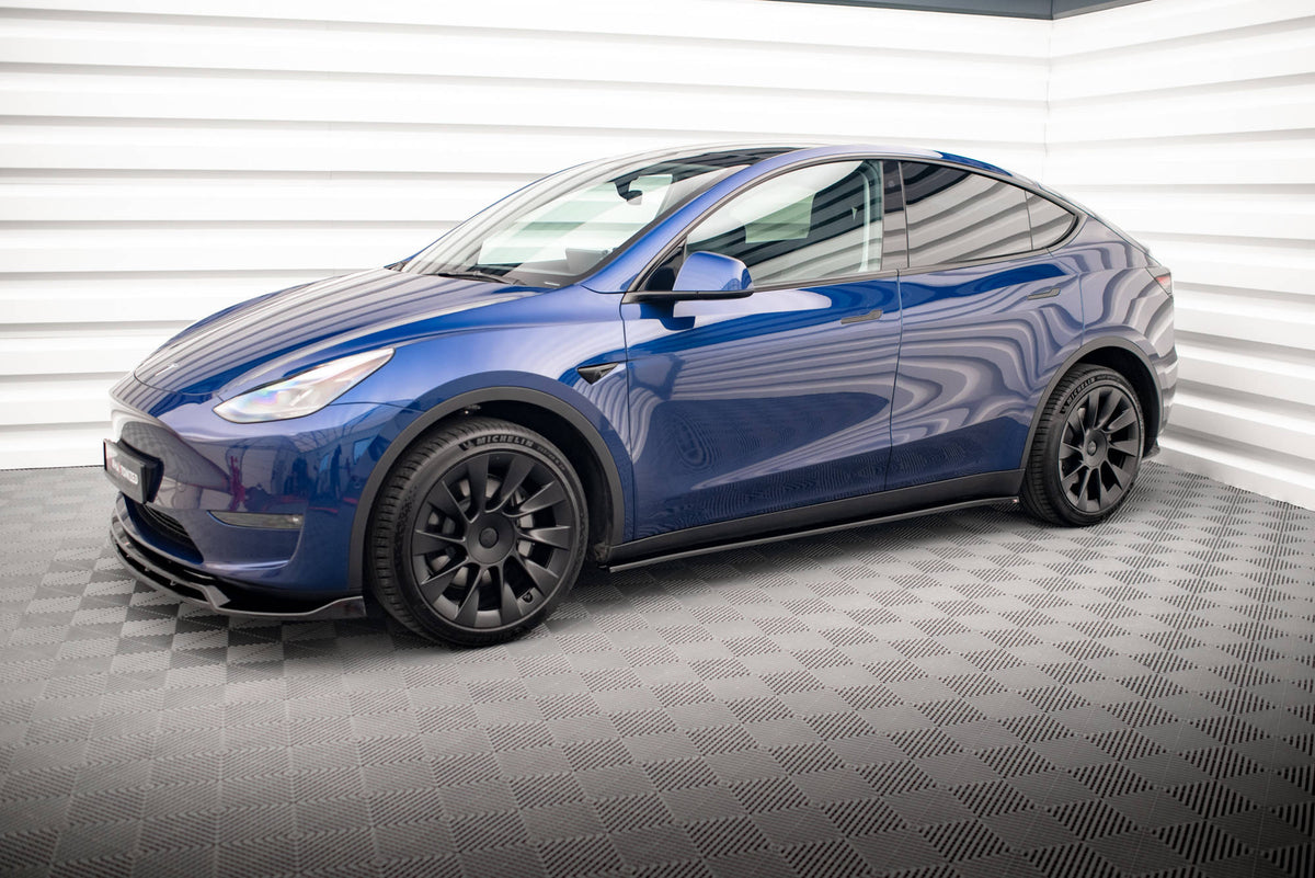 Side Skirts Diffusers V.2 suitable for Tesla Model Y