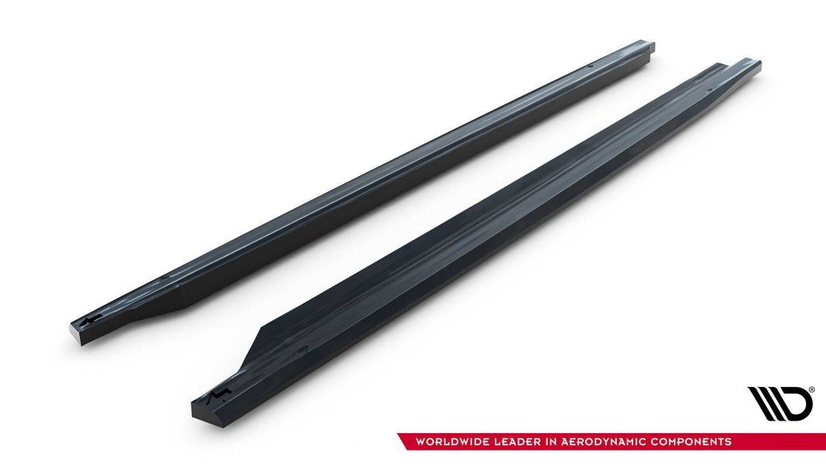 Side Skirts Diffusers V.2 suitable for Volkswagen Golf GTI Clubsport Mk8 Facelift