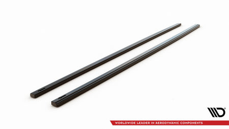 Side Skirts Diffusers V.2 suitable for Volkswagen Golf GTI / GTD Mk7 / Mk7 Facelift (narrow)