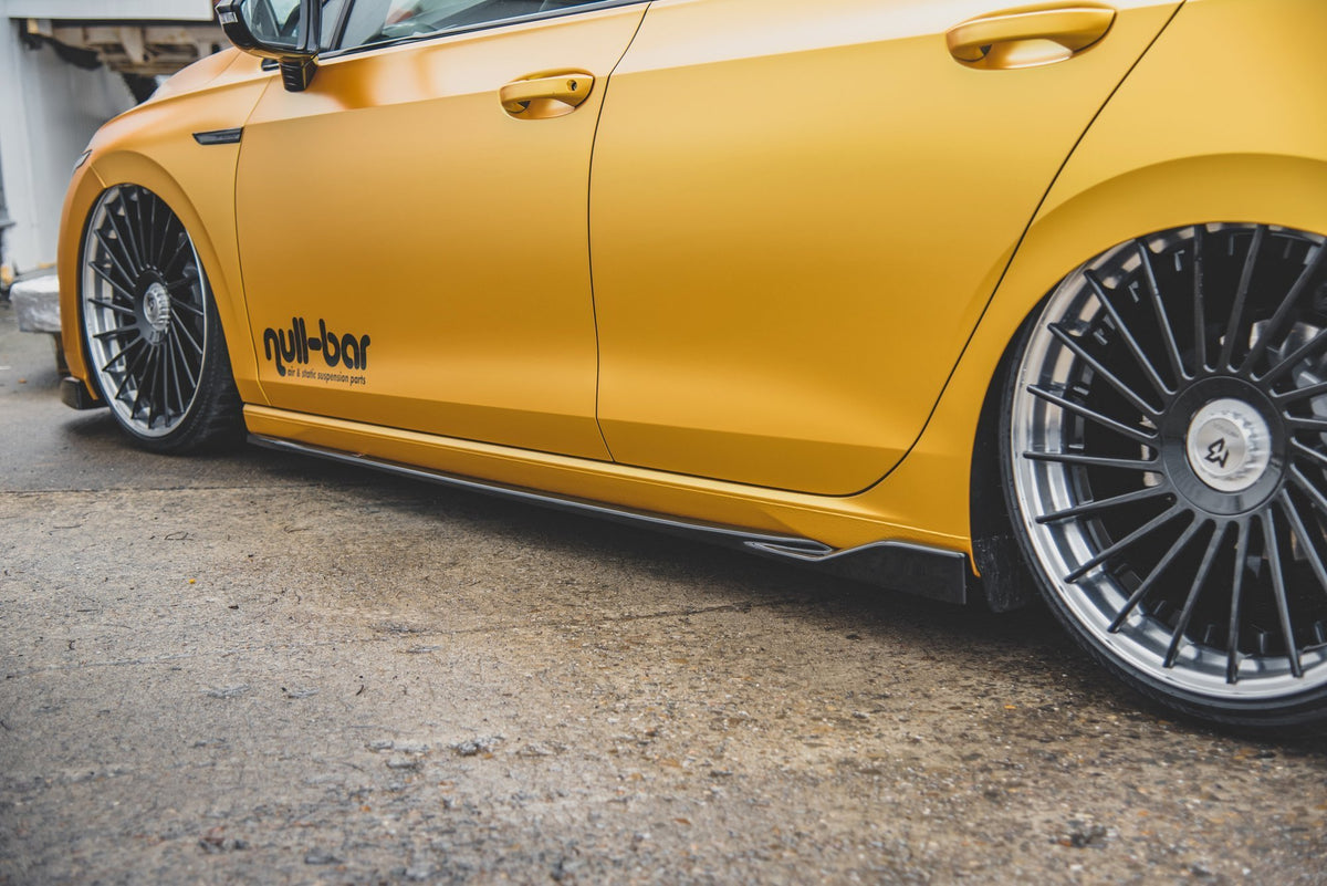Side Skirts Diffusers V.2 suitable for Volkswagen Golf Hatchback Mk8