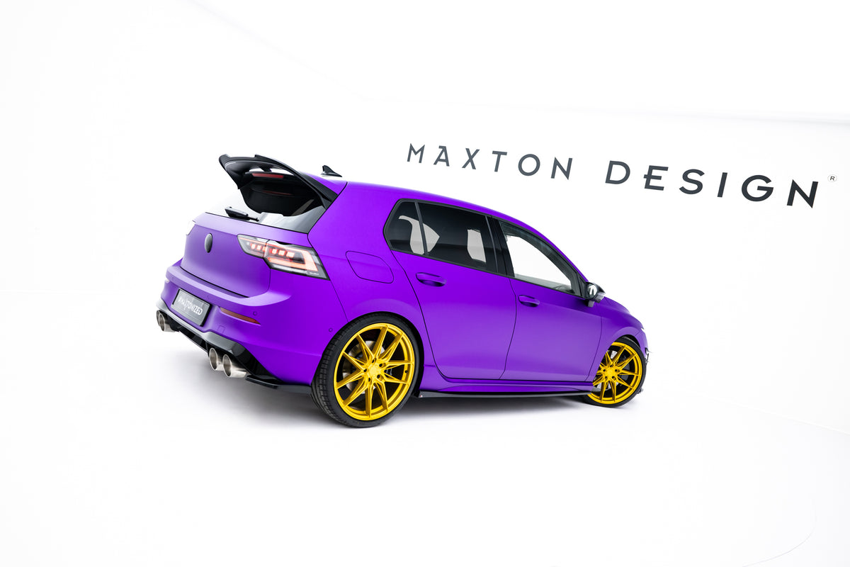 Side Skirts Diffusers V.2 suitable for Volkswagen Golf R Hatchback Mk8 Facelift