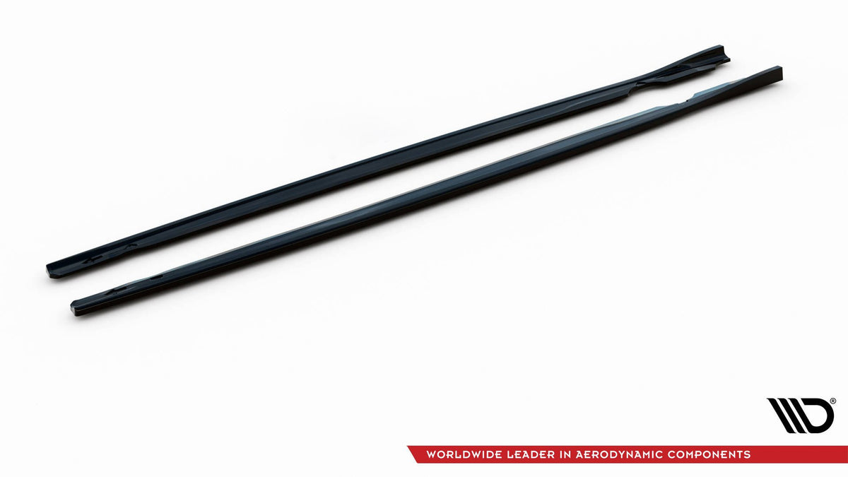 Side Skirts Diffusers V.2 suitable for Volkswagen Golf R Hatchback Mk8 Facelift