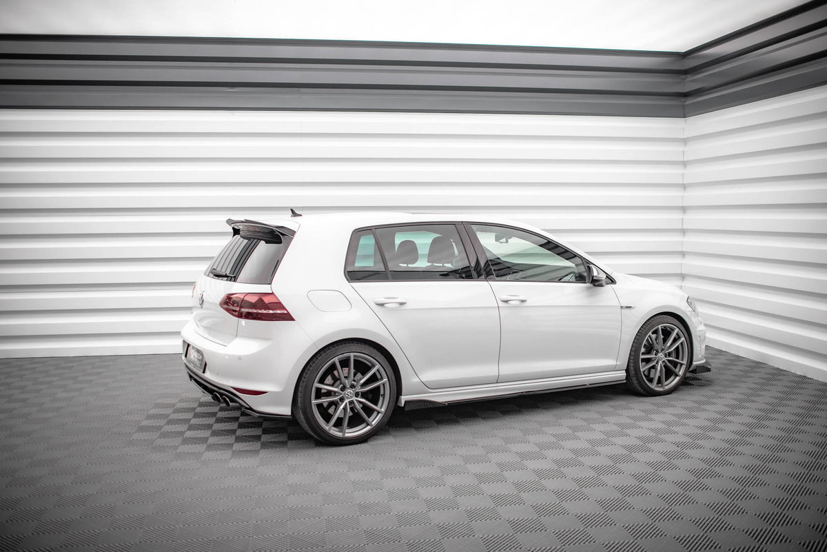 Side Skirts Diffusers V.2 suitable for Volkswagen Golf R / R-Line Mk7