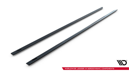 Side Skirts Diffusers V.2 suitable for Volkswagen Golf R / R-Line Mk7 Facelift