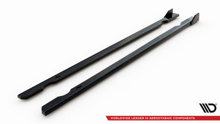 Side Skirts Diffusers V.3 + Flaps suitable for Volkswagen Golf R / R-Line Mk7