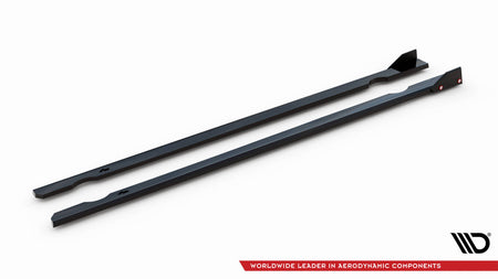 Side Skirts Diffusers V.3 + Flaps suitable for Volkswagen Golf R / R-Line Mk7