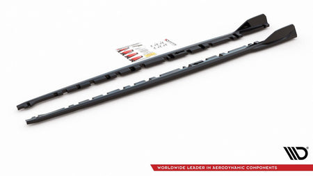 Side Skirts Diffusers V.3 for suitable for BMW 1 M-Pack/ M135i / 128ti F40