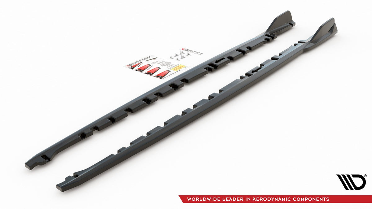 Side Skirts Diffusers V.3 for suitable for BMW 1 M-Pack/ M135i / 128ti F40