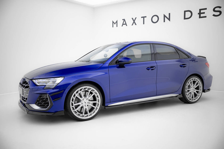 Side Skirts Diffusers V.3 suitable for Audi A3 S-Line Sedan / S3 Sedan 8Y / 8Y Facelift