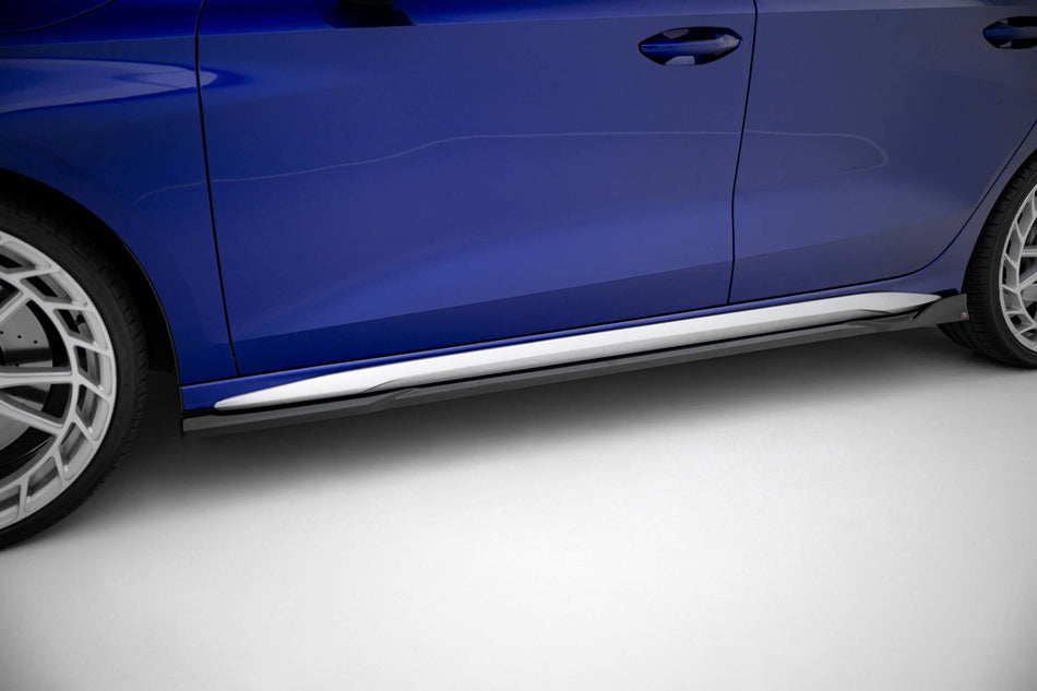 Side Skirts Diffusers V.3 suitable for Audi A3 S-Line Sedan / S3 Sedan 8Y / 8Y Facelift